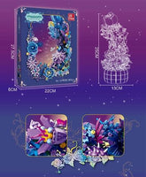 Modern Children Games Building Blocks Flowers Bouquet Ornaments Home Decoration Flower Building Block